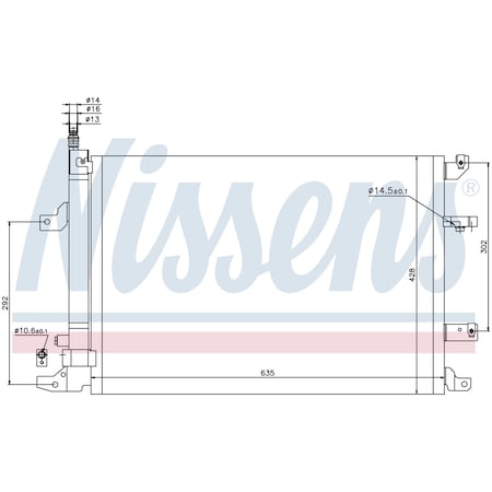 Nissen Nissens Condenser, 940103 940103